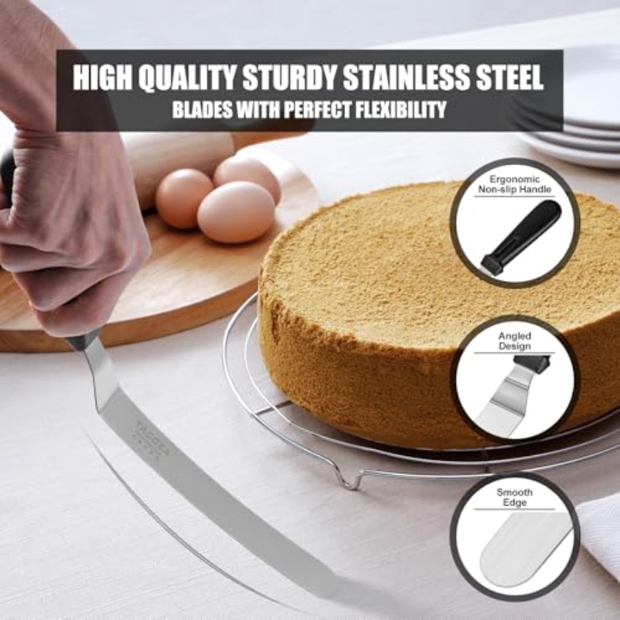 Icing Spatula, Angled Offset C - Offset Spatula Set review and price