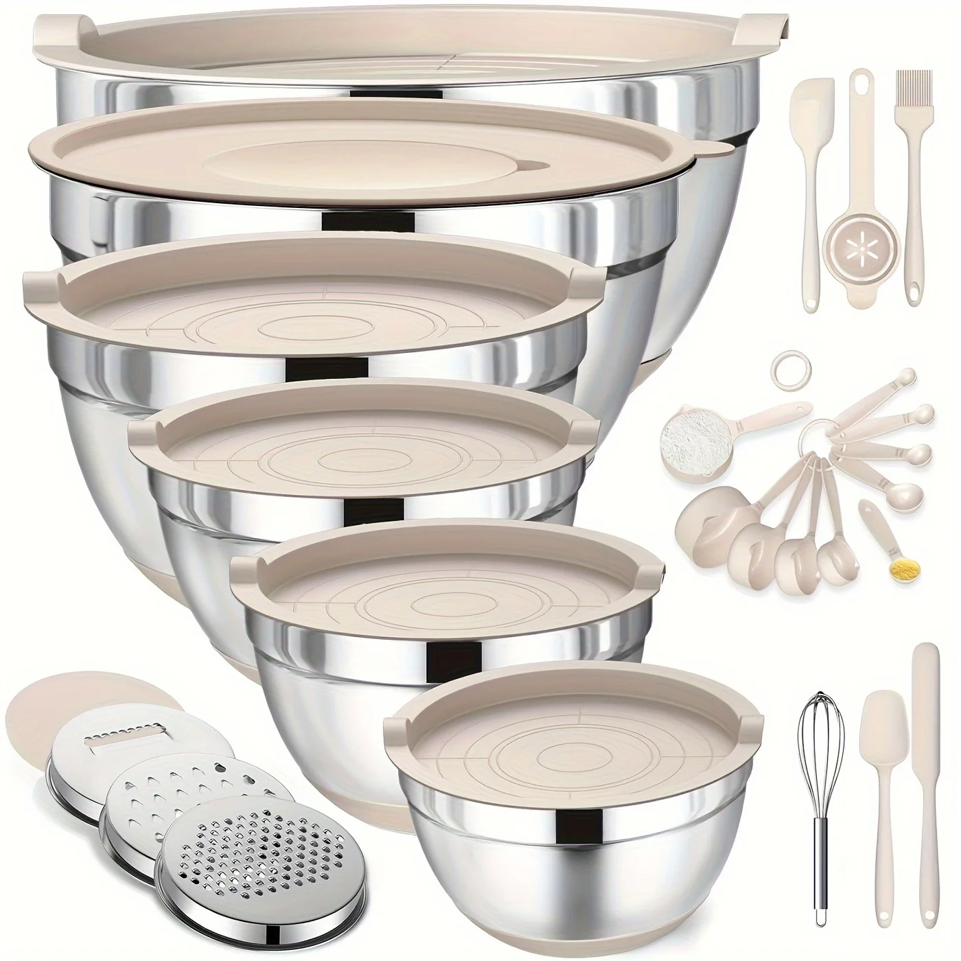 Set of Mixing Bowls Made of St - Kitchen Baking Supplies review and price