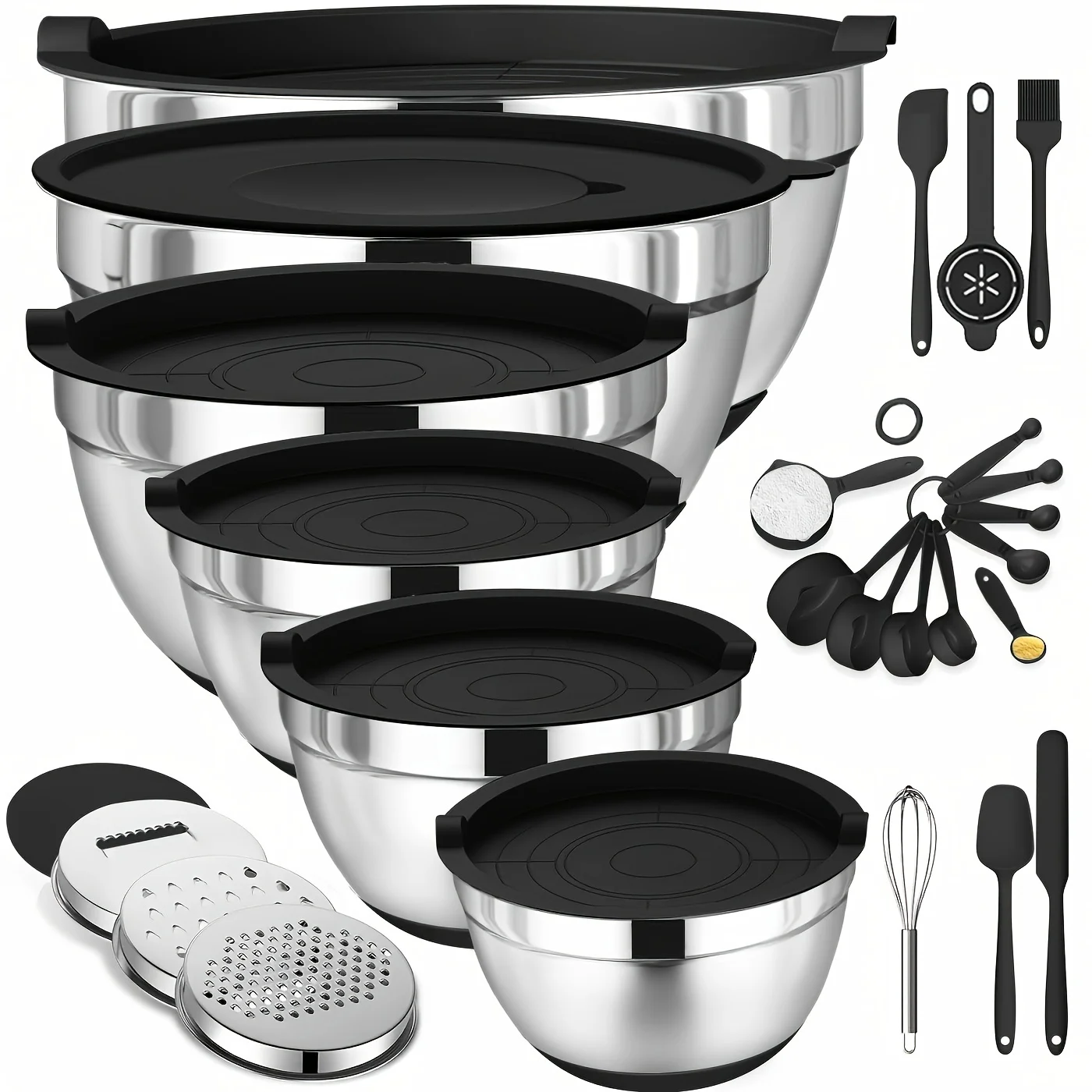 Set of Mixing Bowls Made of St - Kitchen Baking Supplies review and price