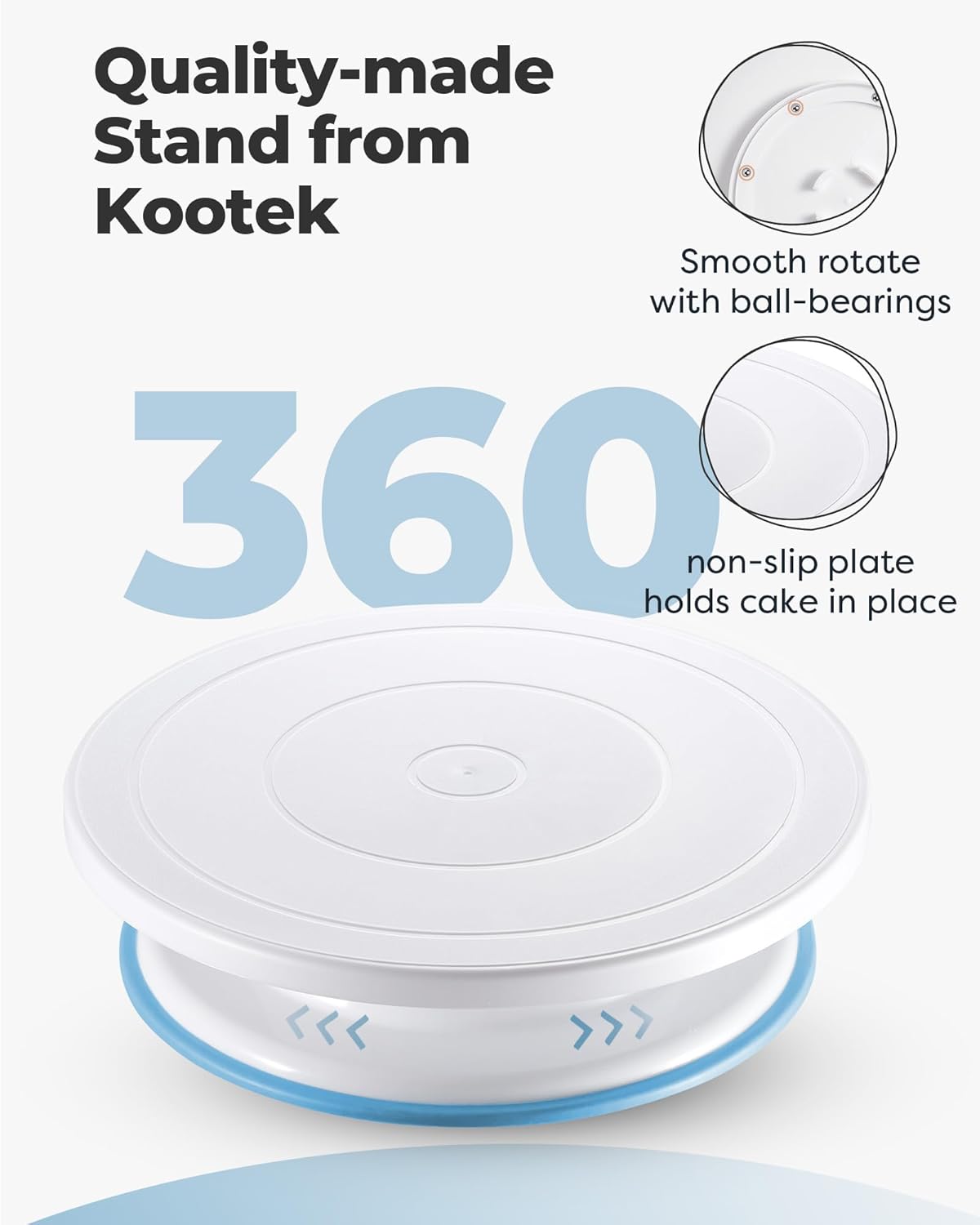 Cake Turntable Leveler Rotatin - Offset Spatula Set review and price