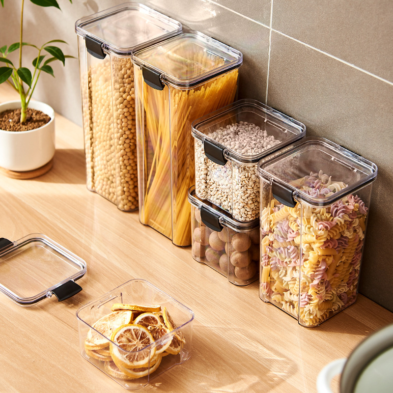 Sealed Jars Kitchen Grain Stor - Kitchen Baking Tray Storage review and price