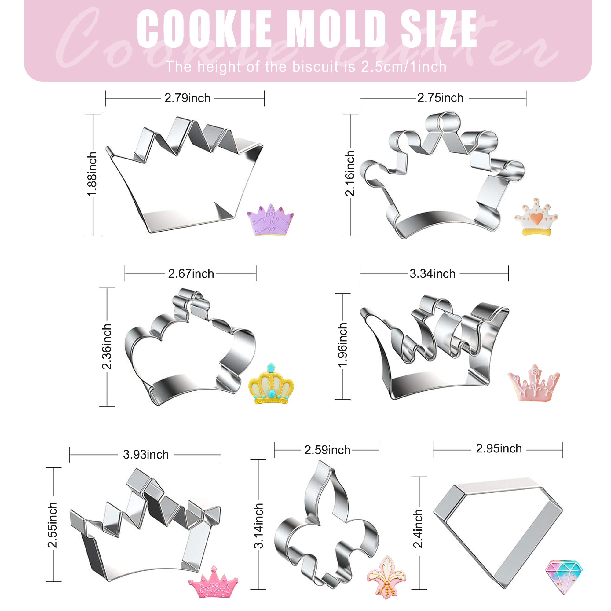 Crown Cookie Cutter Baking Coo - Kitchen Baking Supplies review and price