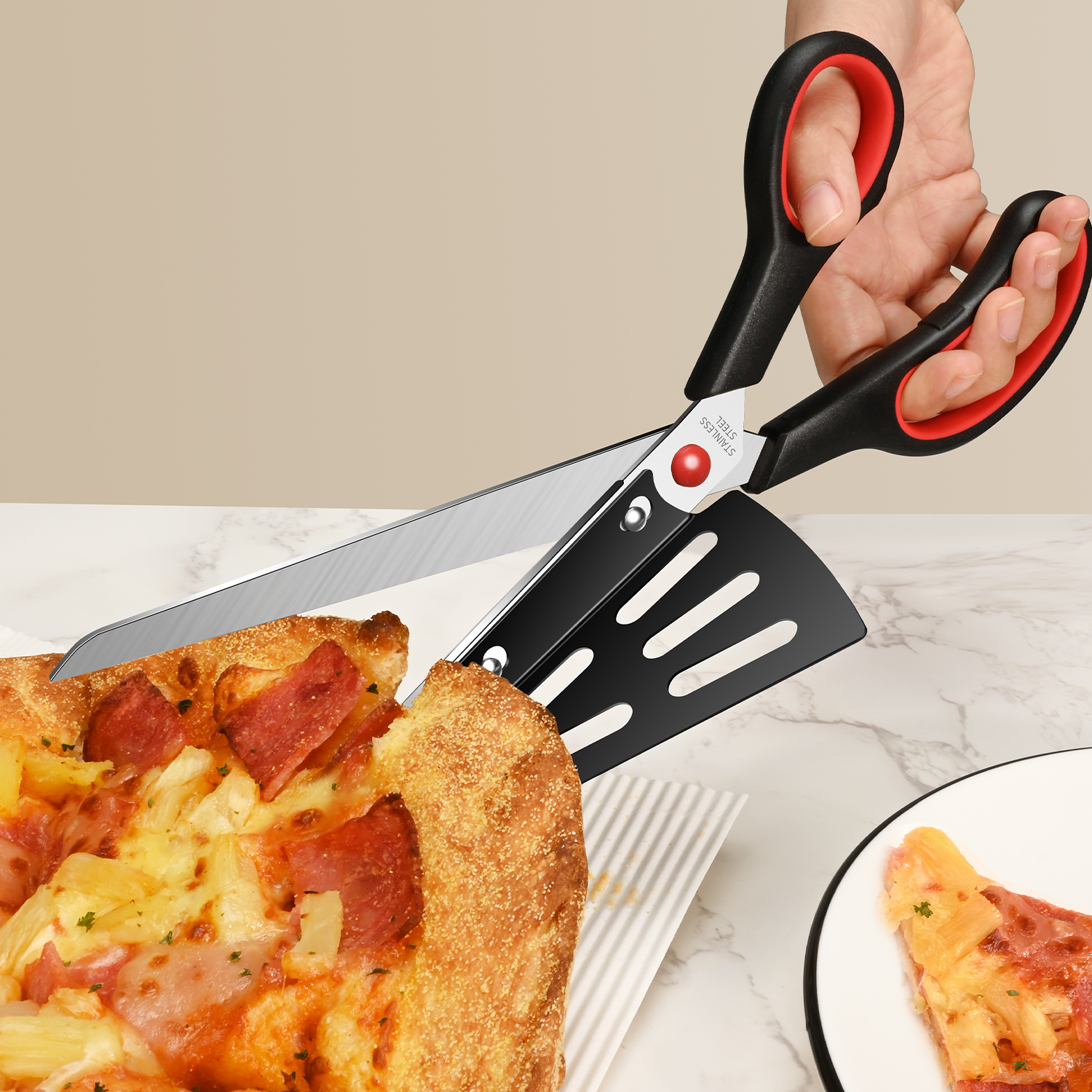 Stainless steel detachable piz - Kitchen Shears In Baking review and price