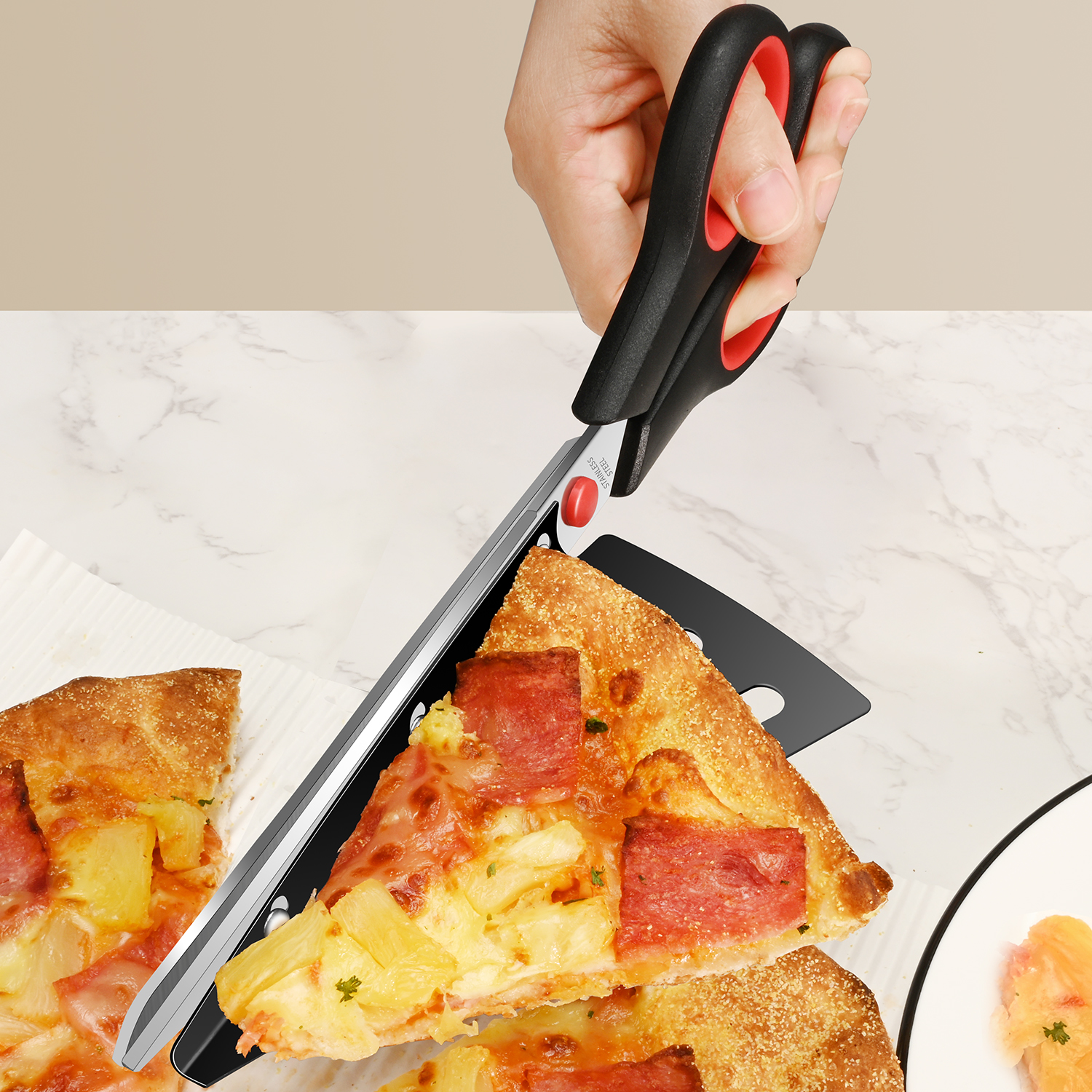 Stainless steel detachable piz - Kitchen Shears In Baking review and price