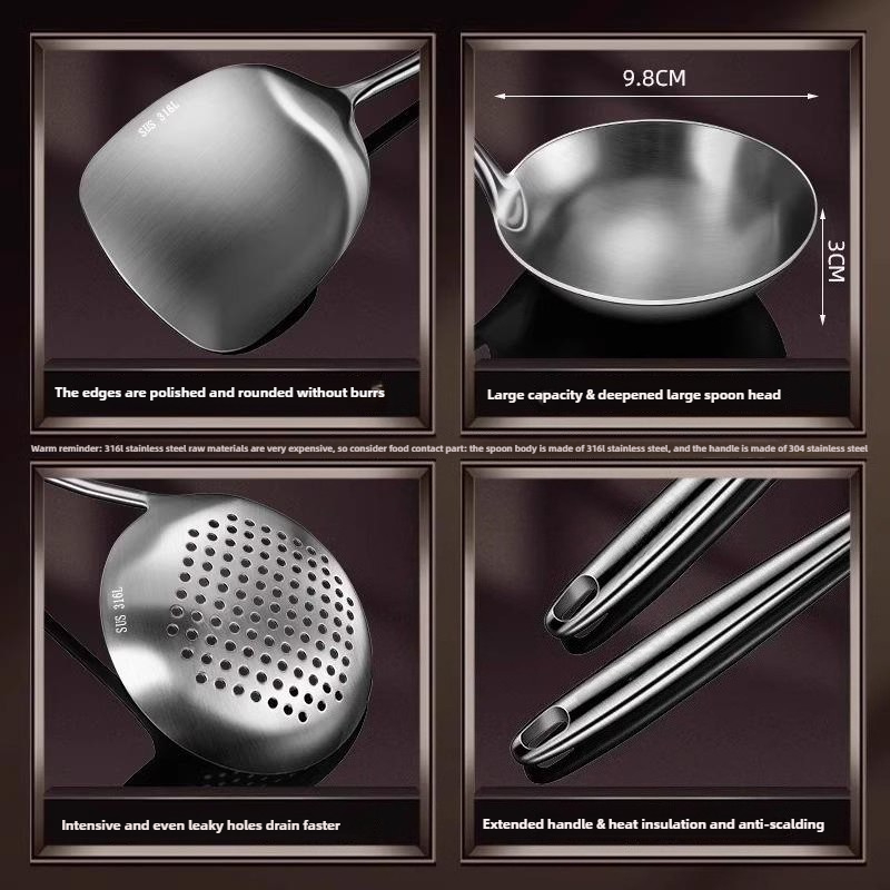 Food Stainless Steel Wok Spatu - Offset Spatula Set review and price