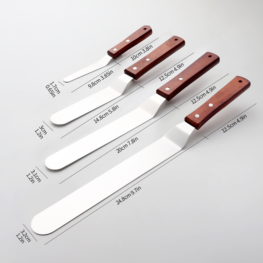 4/6/8/10/12Inch Stainless Stee - Offset Spatula Set review and price